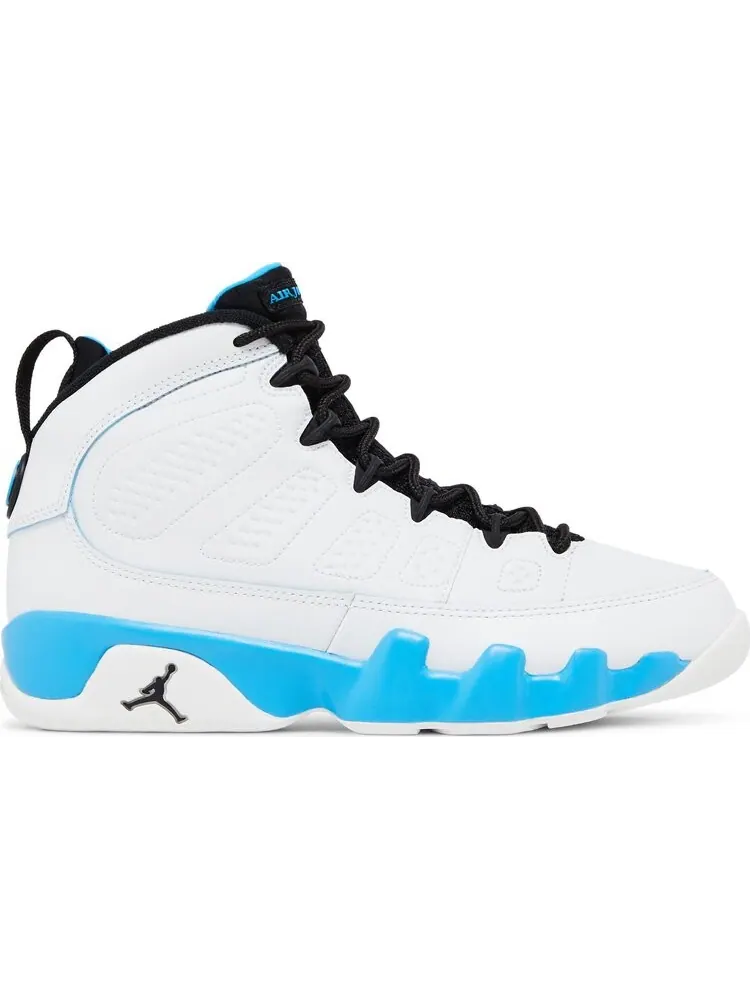 Кроссовки Air Jordan 9 Retro GS 'Powder Blue' 2024 — изображение 1 из 4, белый