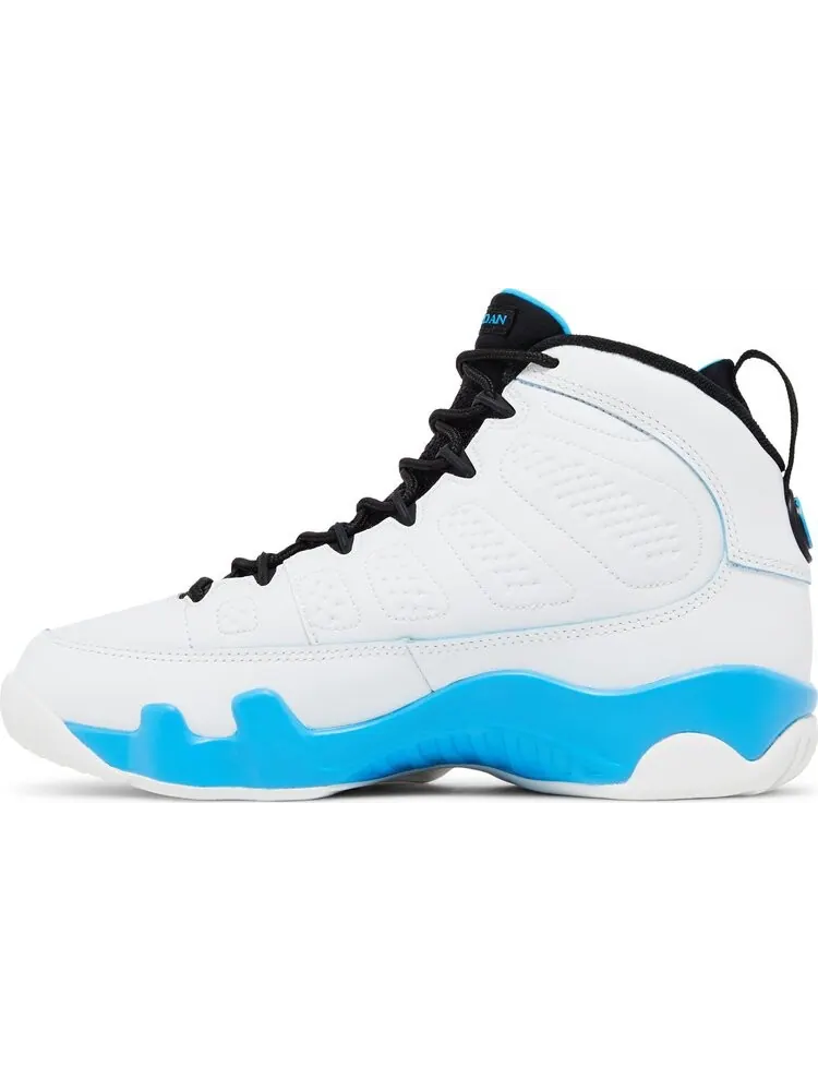 Кроссовки Air Jordan 9 Retro GS 'Powder Blue' 2024 — изображение 3 из 4, белый