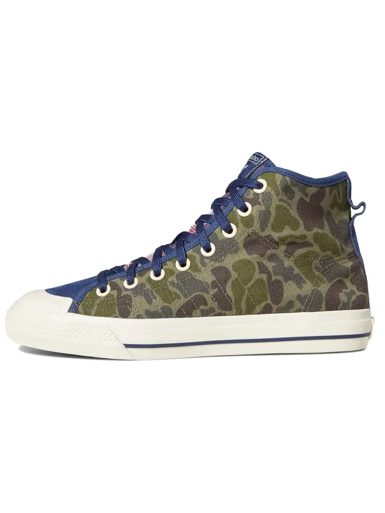 Кроссовки Adidas Originals Nizza High RF Unisex — изображение 1 из 5, зеленый