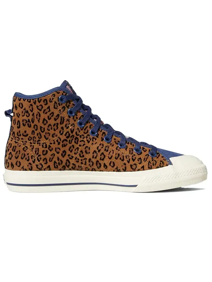 Кроссовки Adidas Originals Nizza High RF Unisex — изображение 2 из 5, зеленый