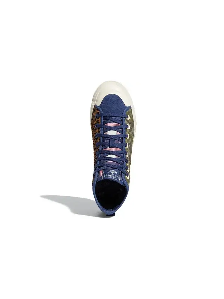 Кроссовки Adidas Originals Nizza High RF Unisex — изображение 5 из 5, зеленый