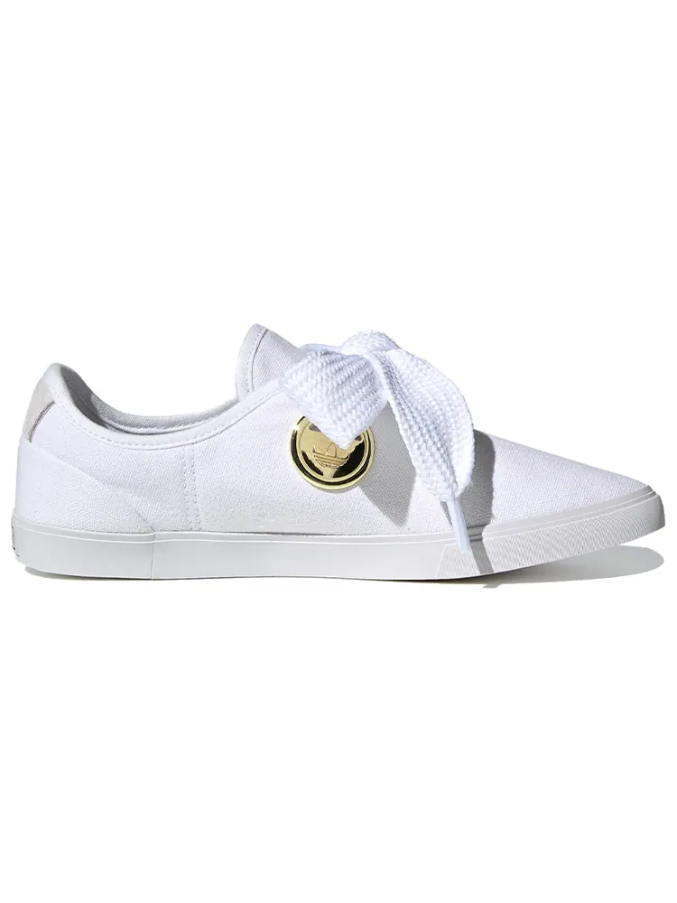 Кроссовки Adidas Originals Sleek Low 'White Gold Metallic' Women's — изображение 2 из 6, белый