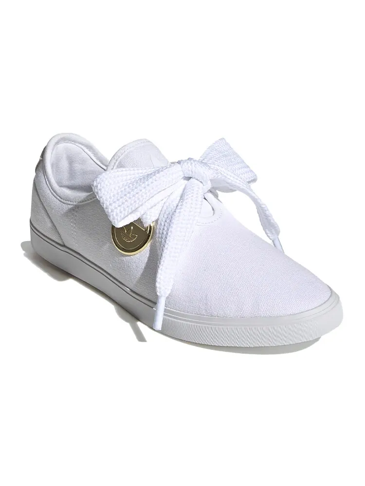 Кроссовки Adidas Originals Sleek Low 'White Gold Metallic' Women's — изображение 3 из 6, белый