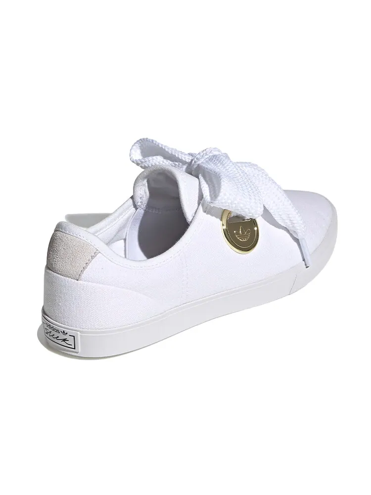 Кроссовки Adidas Originals Sleek Low 'White Gold Metallic' Women's — изображение 4 из 6, белый