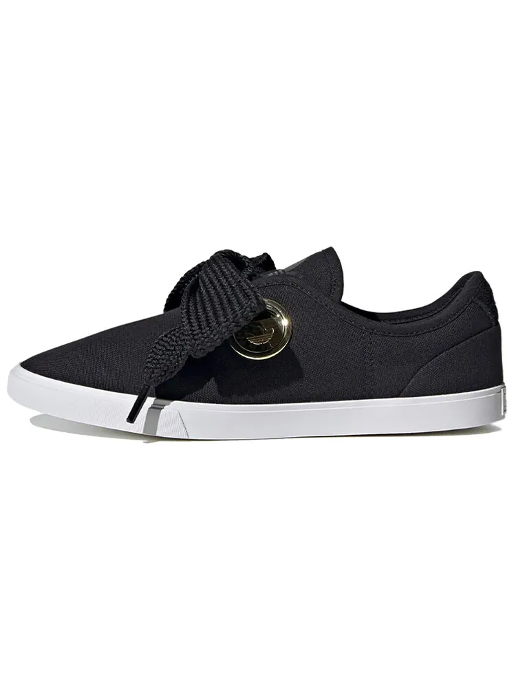 Кроссовки Adidas Originals Sleek Low 'Black Gold Metallic' Women's — изображение 1 из 6, черный