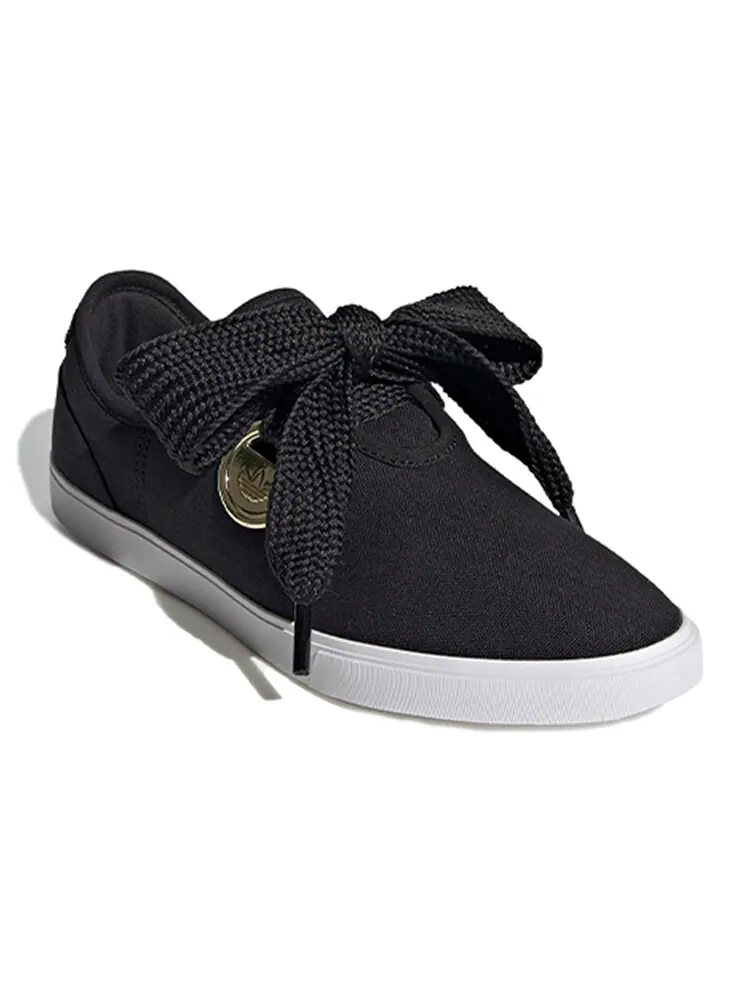 Кроссовки Adidas Originals Sleek Low 'Black Gold Metallic' Women's — изображение 3 из 6, черный