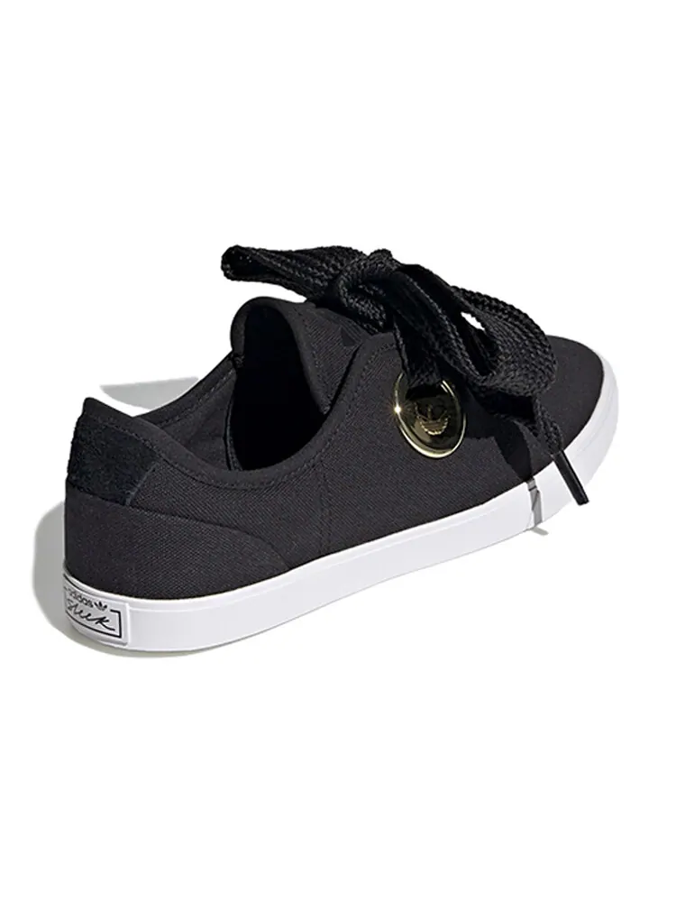 Кроссовки Adidas Originals Sleek Low 'Black Gold Metallic' Women's — изображение 4 из 6, черный