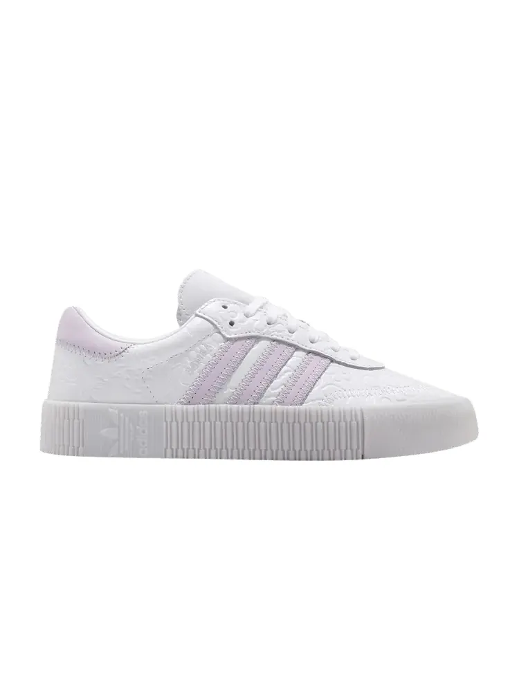 Кроссовки adidas Wmns Sambarose 'Floral Pattern' — изображение 1 из 1, фиолетовый/белый/черный