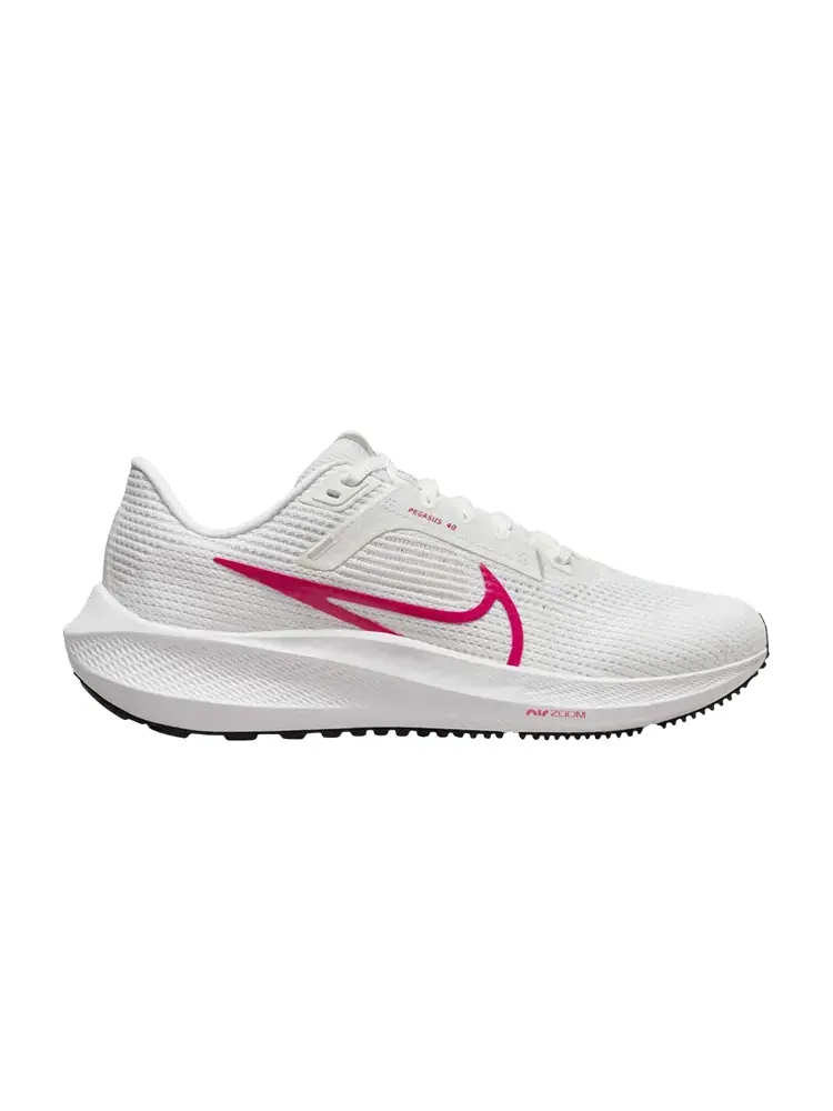 Кроссовки Nike Wmns Air Zoom Pegasus 40 'Summit White Fireberry' — изображение 1 из 1, белый