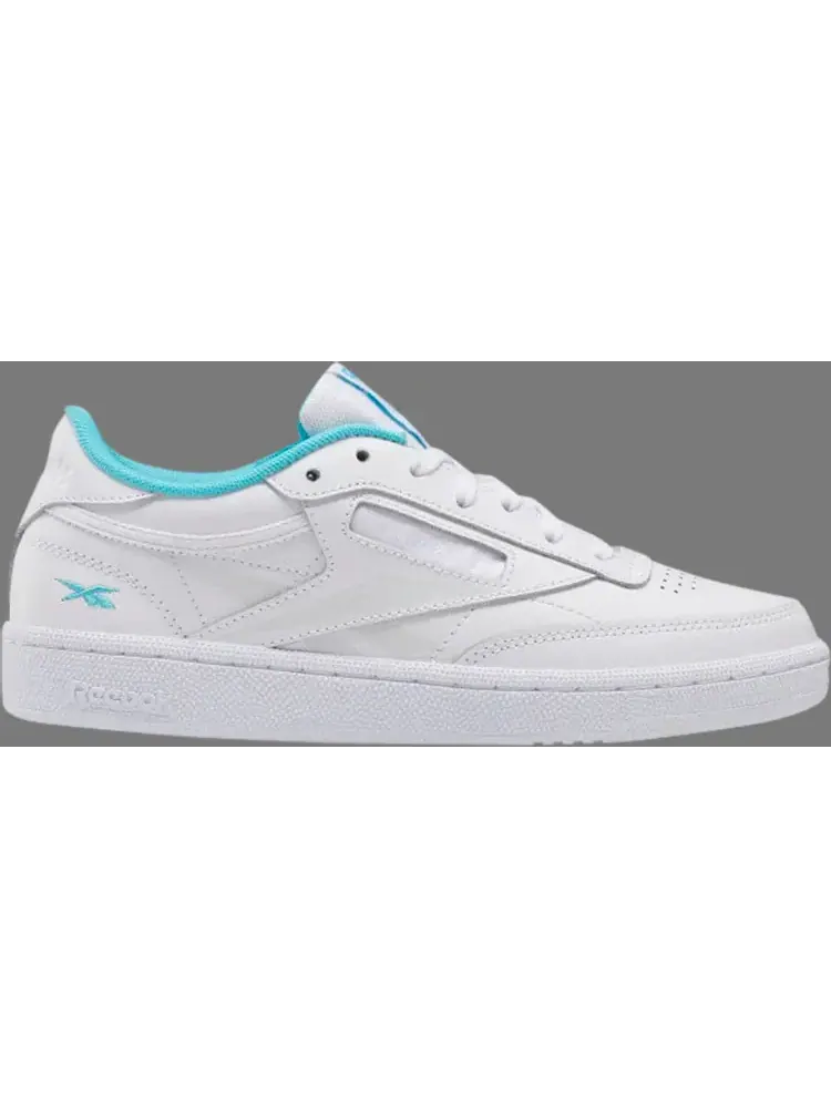 Кроссовки wmns club c 85 'white neon blue' Reebok — изображение 1 из 1, белый