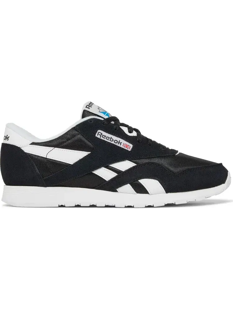 Кроссовки classic nylon 'black white' Reebok — изображение 1 из 8, черный