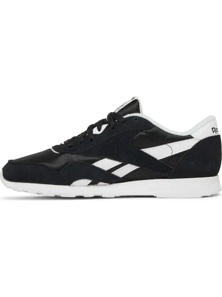 Кроссовки classic nylon 'black white' Reebok — изображение 3 из 8, черный