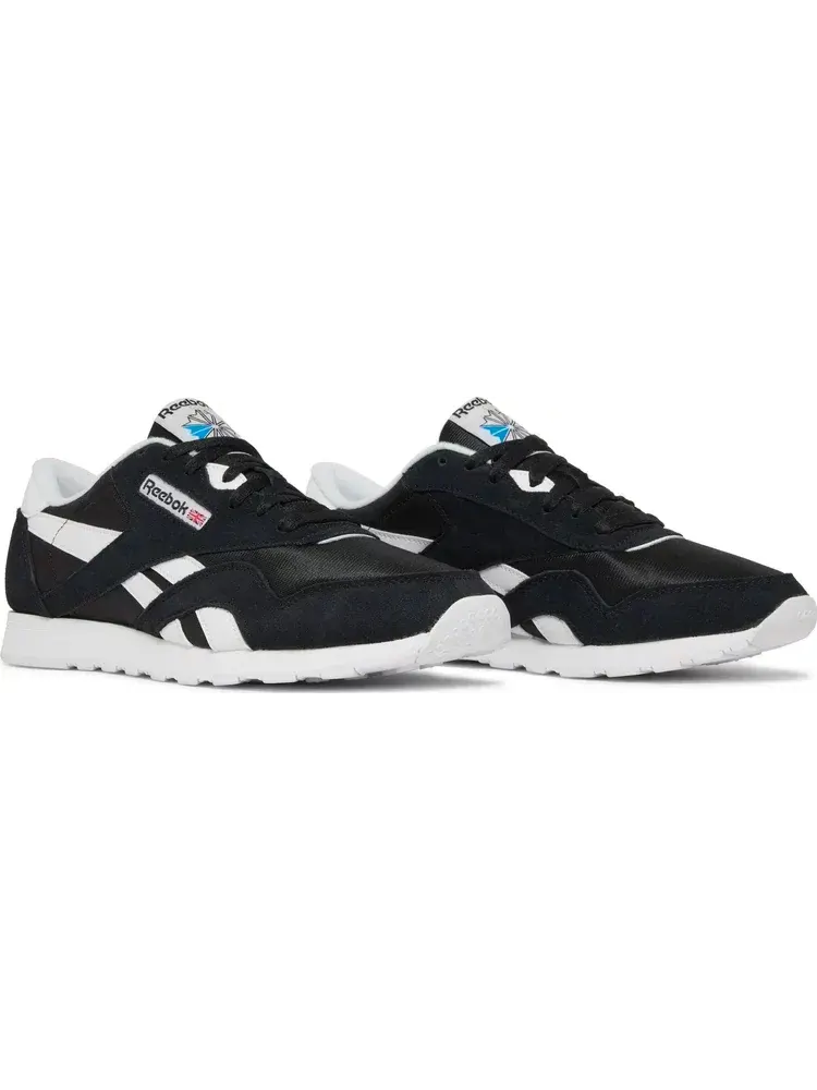 Кроссовки classic nylon 'black white' Reebok — изображение 8 из 8, черный