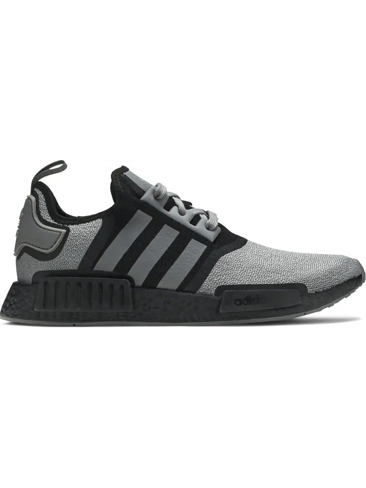 Кроссовки Adidas NMD_R1 'Grey Black' — изображение 1 из 8, серый