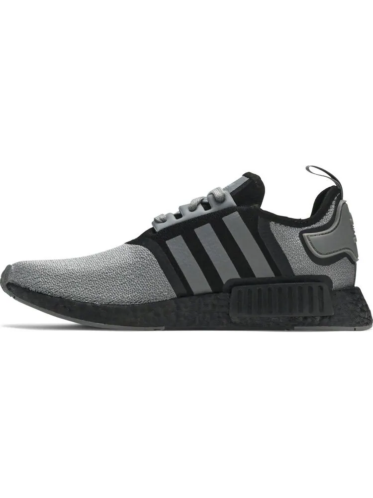 Кроссовки Adidas NMD_R1 'Grey Black' — изображение 3 из 8, серый