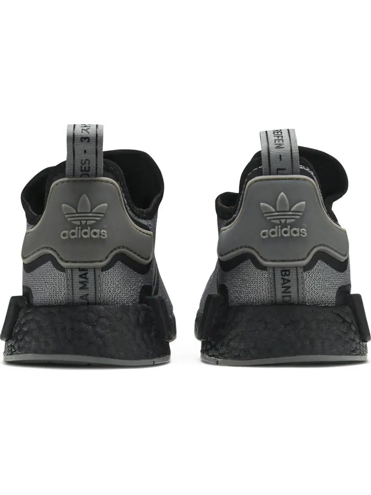 Кроссовки Adidas NMD_R1 'Grey Black' — изображение 6 из 8, серый