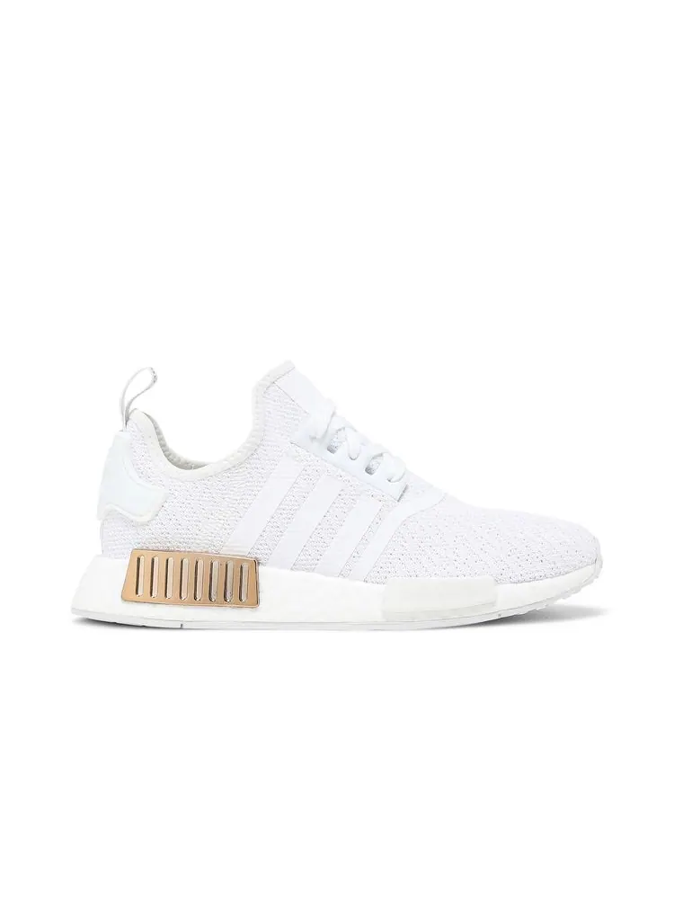Кроссовки Wmns NMD_R1 'White Copper Metallic' — изображение 1 из 8, белый металлик
