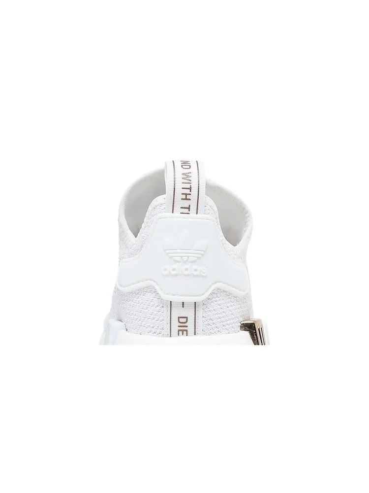 Кроссовки Wmns NMD_R1 'White Copper Metallic' — изображение 7 из 8, белый металлик