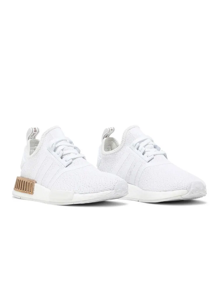 Кроссовки Wmns NMD_R1 'White Copper Metallic' — изображение 8 из 8, белый металлик