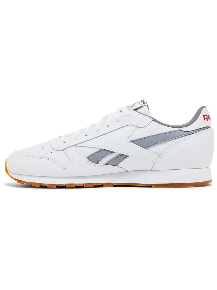 Кроссовки Reebok Classic Leather 'White Cold Grey Gum' — изображение 3 из 4, белый серый