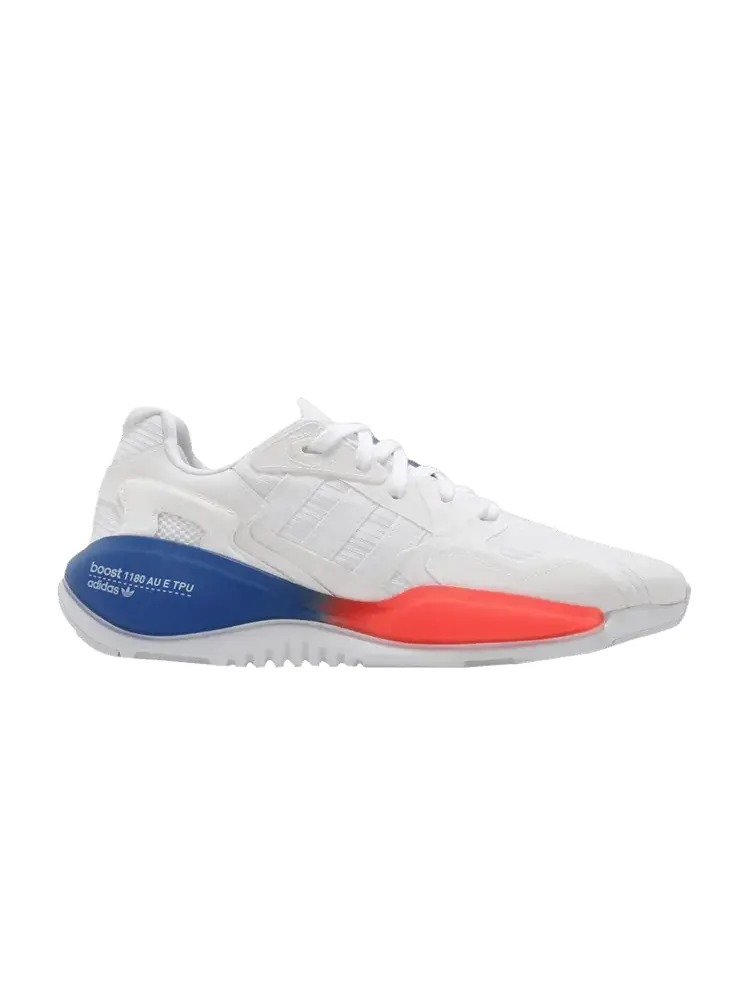 Кроссовки ZX Alkyne 'White Blue Coral' — изображение 1 из 1, белый синий