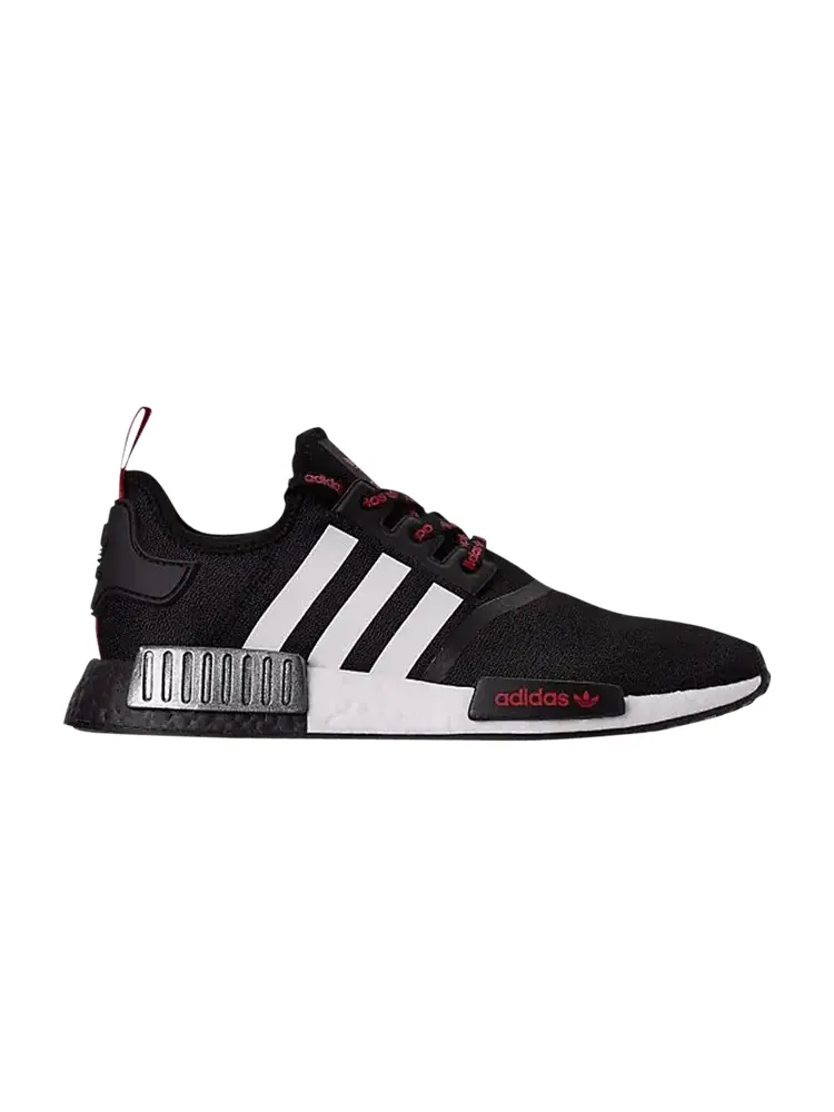 Кроссовки adidas NMD_R1 STLT Primeknit 'Core Black Red' — изображение 1 из 1, черный/белый