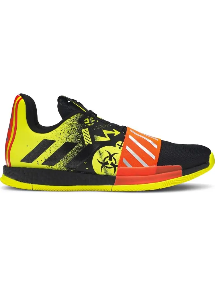 Кроссовки Adidas Harden Vol. 3 'Caution' — изображение 1 из 8, желтый