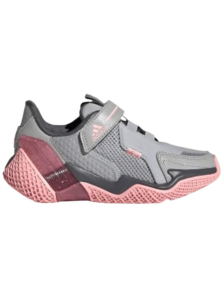Кроссовки adidas 4uture RNR EL K 'Grey Glow Pink' — изображение 1 из 1, серый розовый
