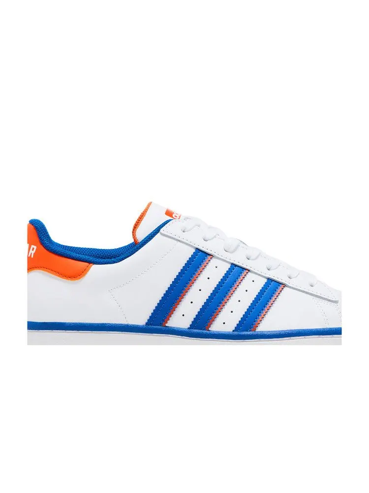 Кроссовки adidas Superstar vs. Rivalry 'Bold Blue' — изображение 3 из 9, белый/синий/оранжевый