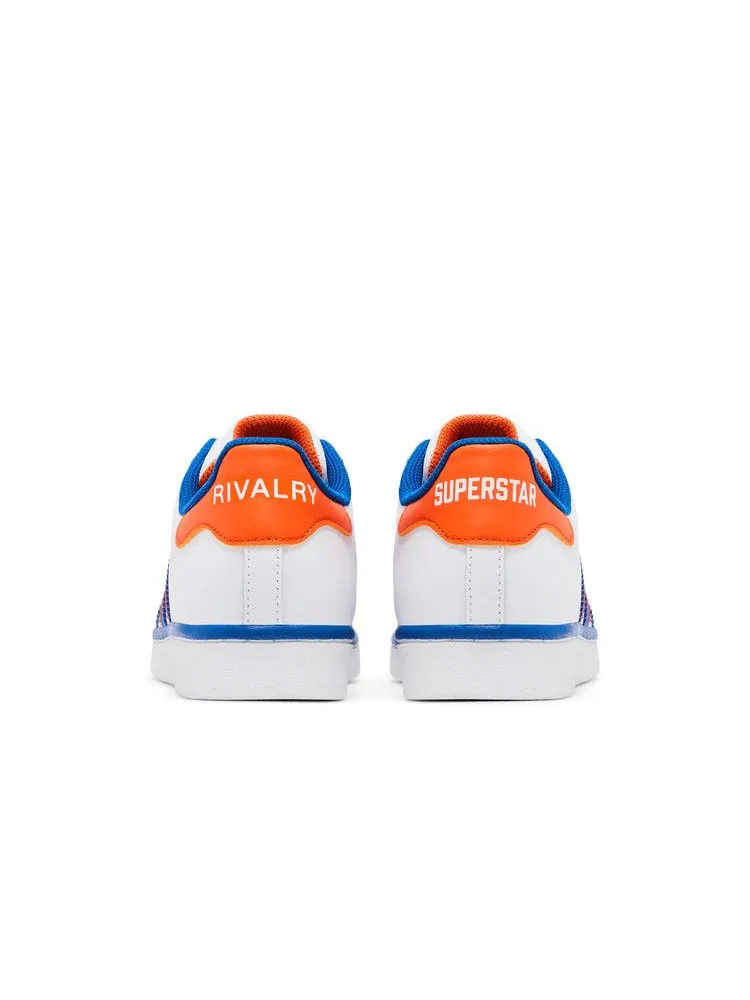 Кроссовки adidas Superstar vs. Rivalry 'Bold Blue' — изображение 7 из 9, белый/синий/оранжевый