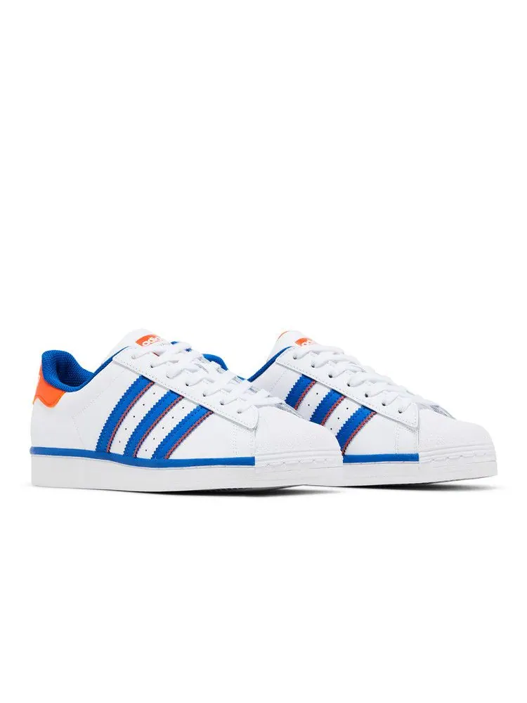 Кроссовки adidas Superstar vs. Rivalry 'Bold Blue' — изображение 9 из 9, белый/синий/оранжевый