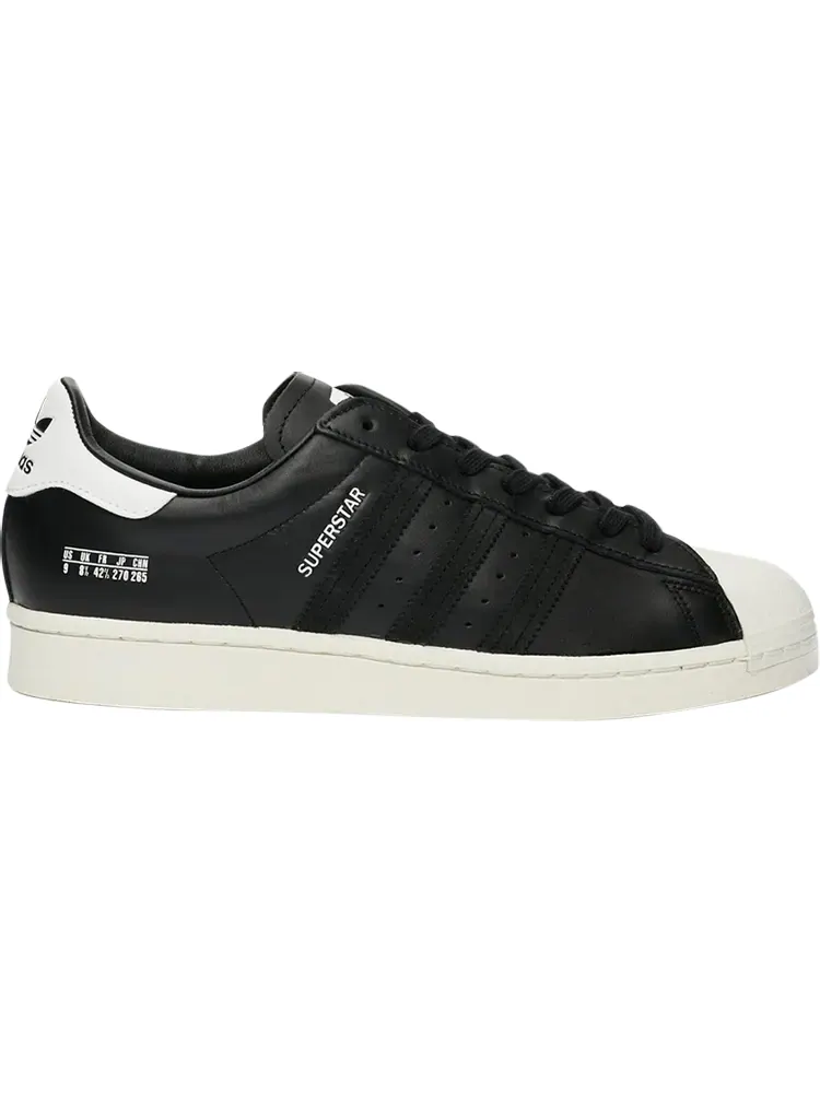 Кроссовки Adidas Superstar 'Size Tag - Core Black' — изображение 1 из 1, черный