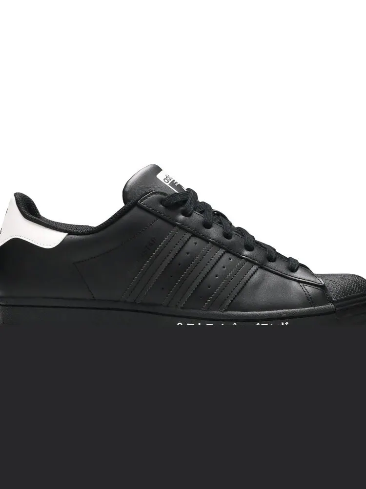 Кроссовки Adidas Superstar 'Japanese Side Print' — изображение 2 из 8, черный