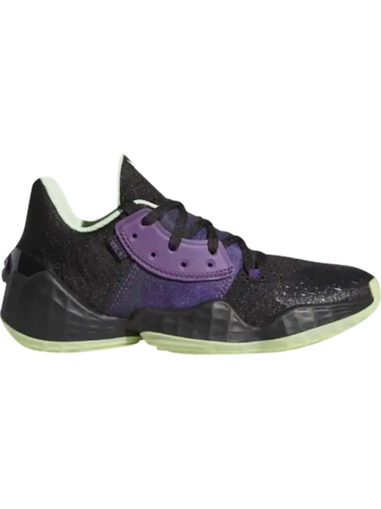 Кроссовки Adidas Harden Vol. 4 Big Kids 'Glory Purple' — изображение 1 из 1, черный