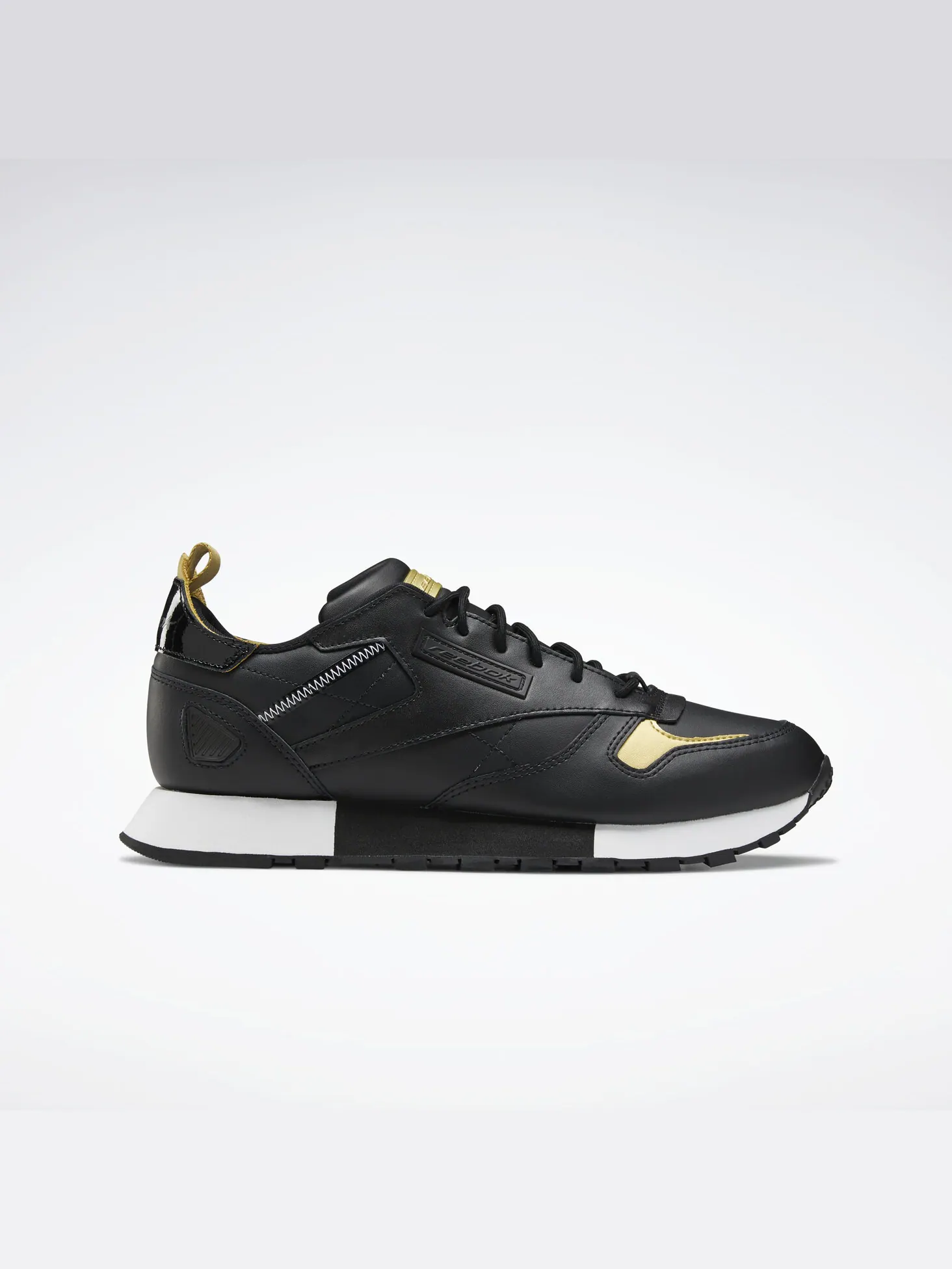 Кроссовки classic leather ree:dux 'black gold' Reebok — изображение 1 из 9, черный