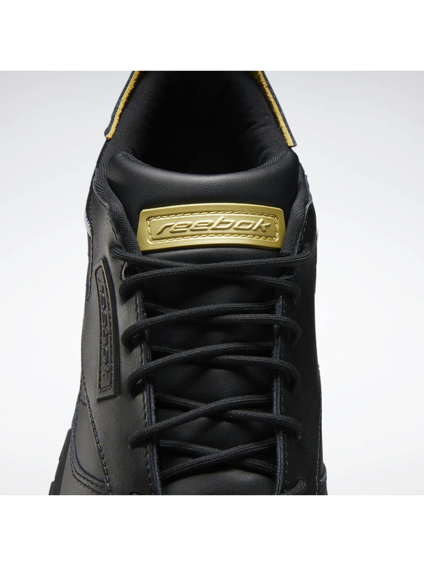 Кроссовки classic leather ree:dux 'black gold' Reebok — изображение 7 из 9, черный
