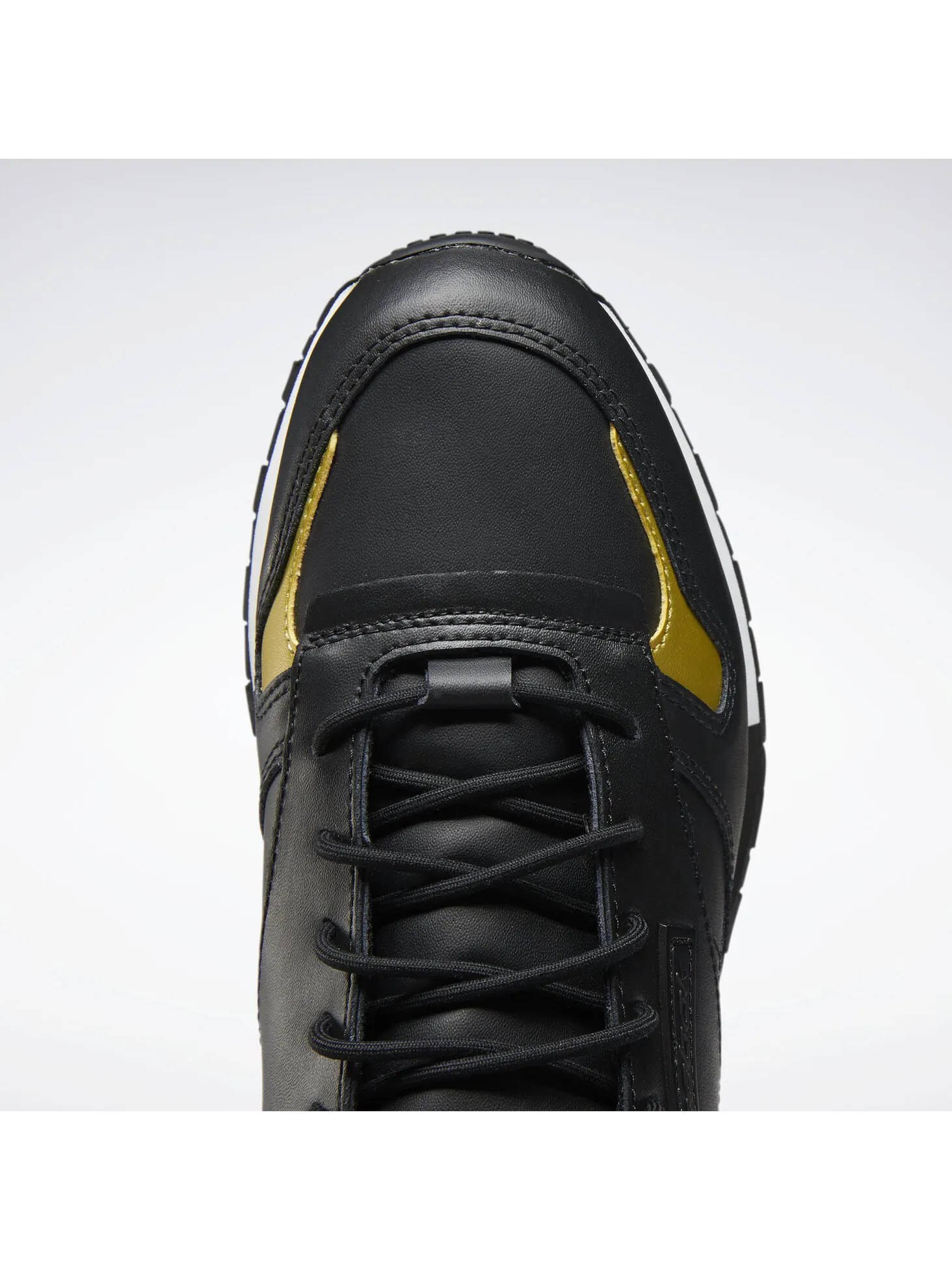 Кроссовки classic leather ree:dux 'black gold' Reebok — изображение 8 из 9, черный