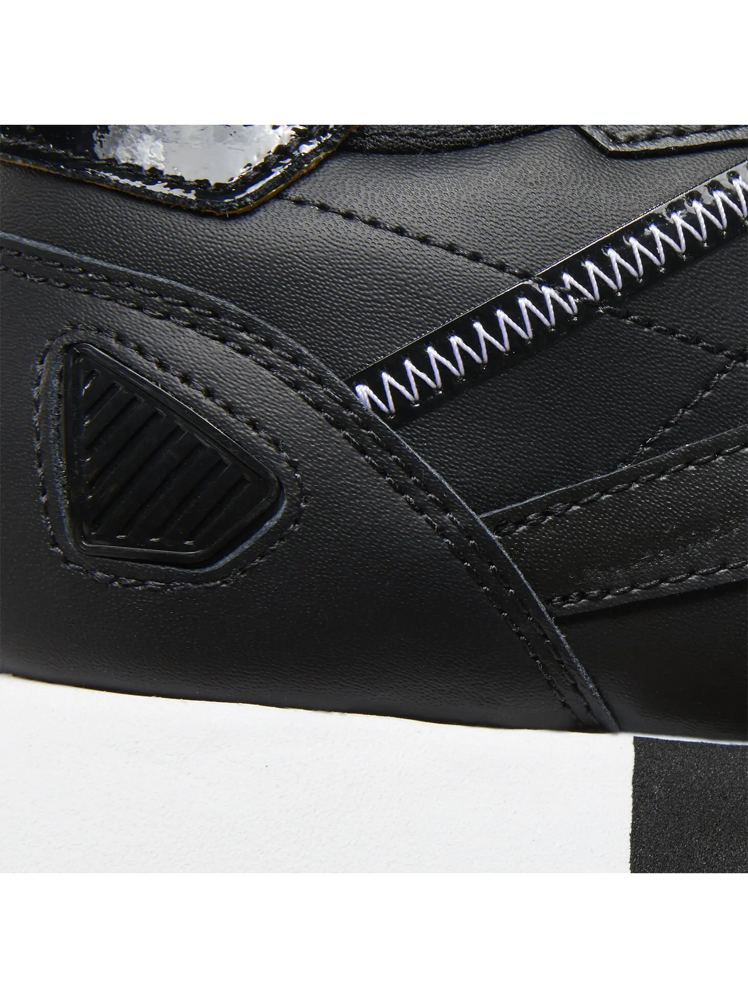 Кроссовки classic leather ree:dux 'black gold' Reebok — изображение 9 из 9, черный