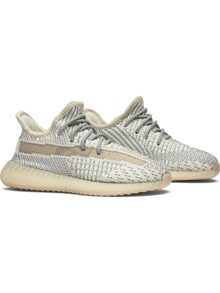 Кроссовки Adidas Yeezy Boost 350 V2 Kids 'Lundmark Non-Reflective' — изображение 8 из 8, бежевый