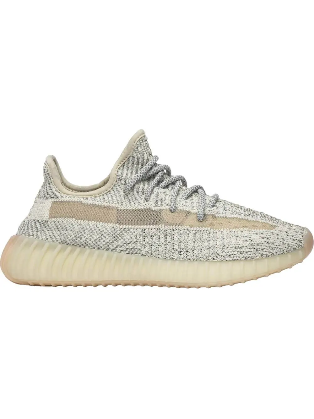 Кроссовки Yeezy Boost 350 V2 Lundmark Reflective — изображение 1 из 8, бежевый