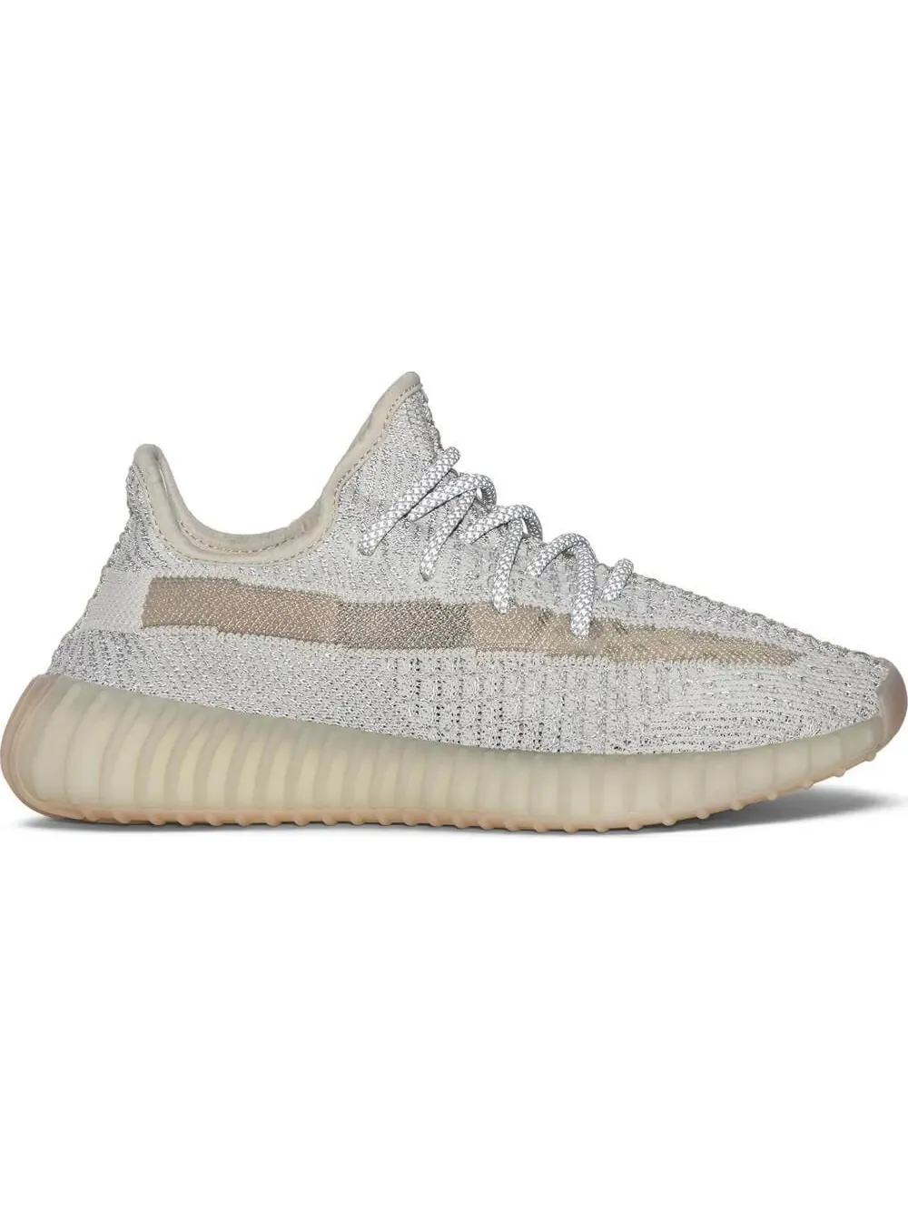Кроссовки Yeezy Boost 350 V2 Lundmark Reflective — изображение 2 из 8, бежевый