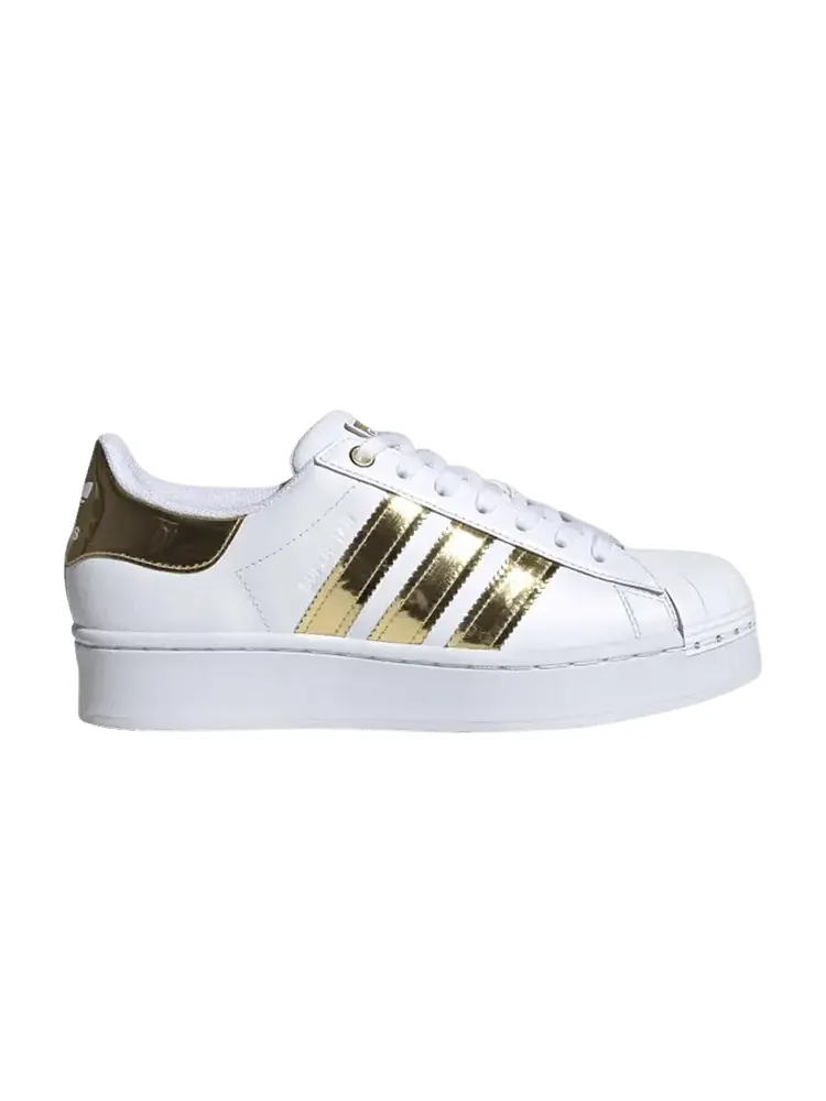 Кроссовки adidas Wmns Superstar Bold 'White Gold Metallic' — изображение 1 из 1