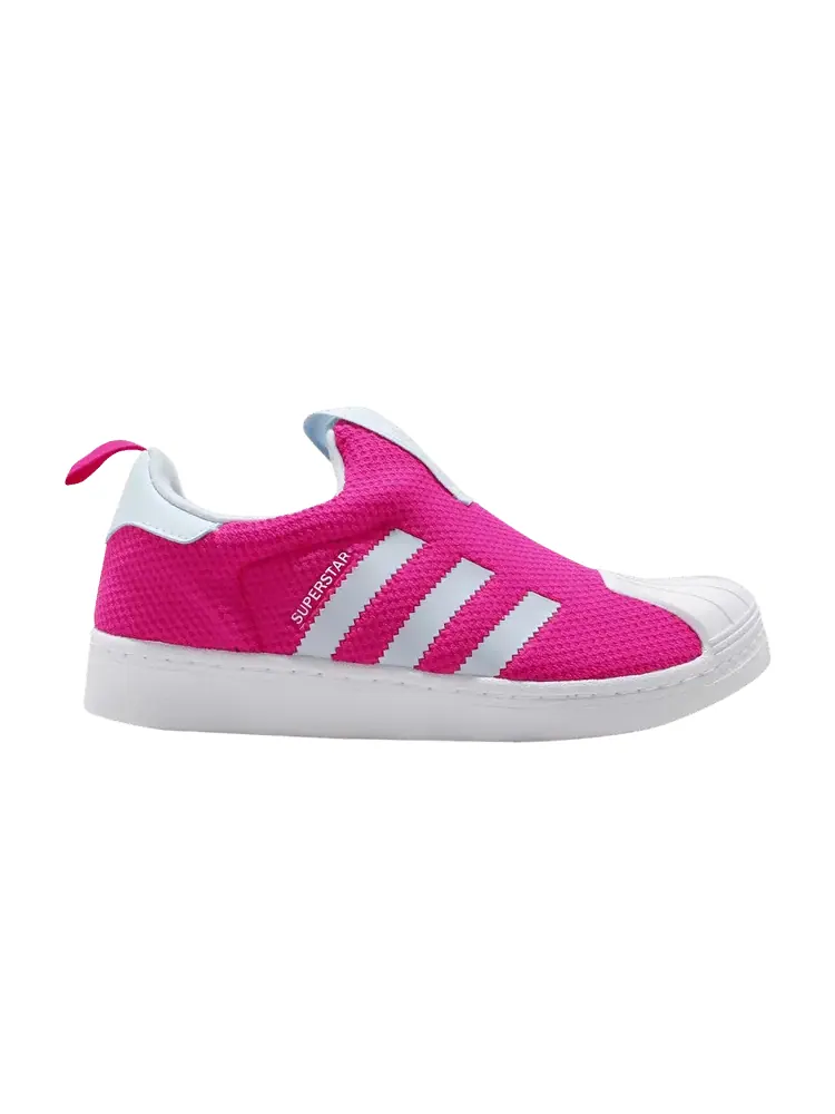 Кроссовки adidas Superstar 360 J 'Shock Pink' — изображение 1 из 1, розовый//белый