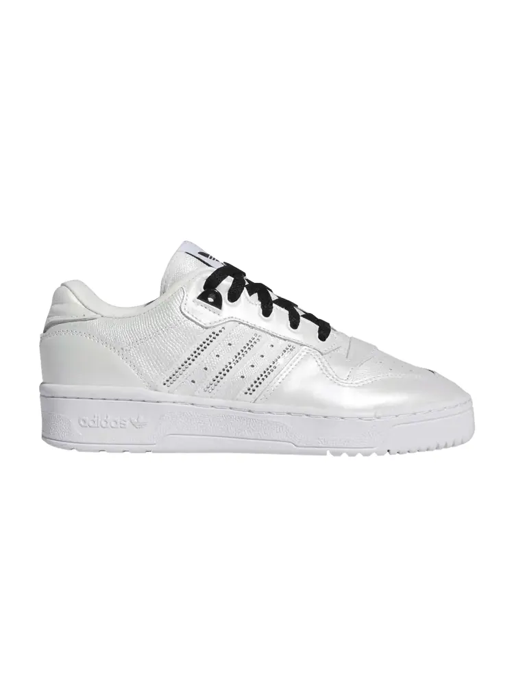 Кроссовки adidas Wmns Rivalry Low 'Pearl White' — изображение 1 из 1, белый/черный/белый