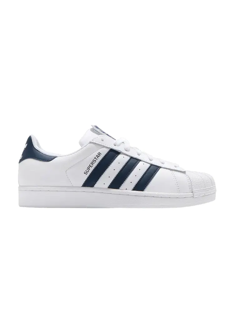 Кроссовки adidas Superstar 'White Collegiate Navy' — изображение 1 из 1, белый/темно-синий/белый