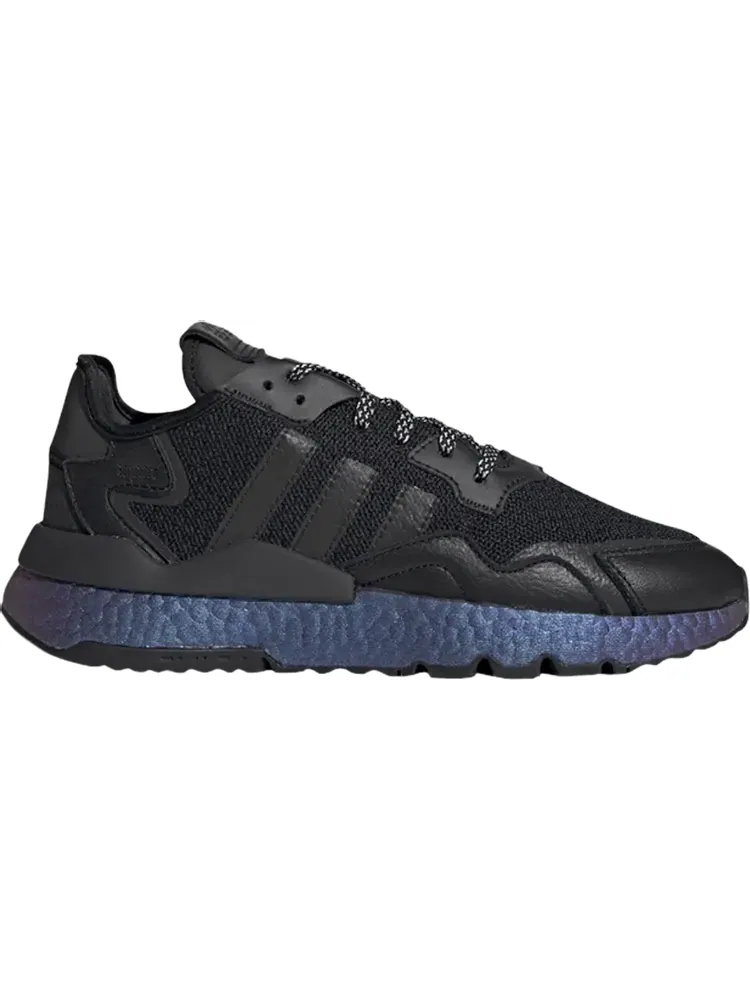 Кроссовки Adidas Nite Jogger 'Metallic Blue Boost' — изображение 1 из 1, черный