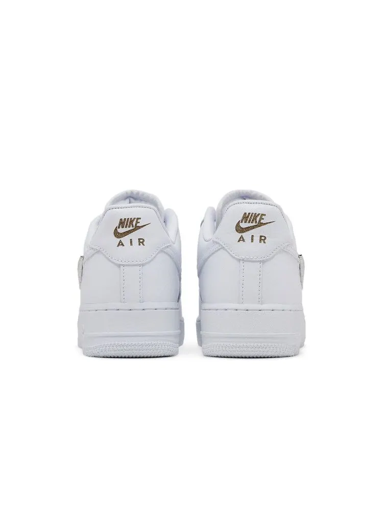 Кроссовки Nike Air Force 1 '07 Premium 'Molten Metal Swoosh Pack - Chrome' — изображение 7 из 9, белый/черный/белый/белый