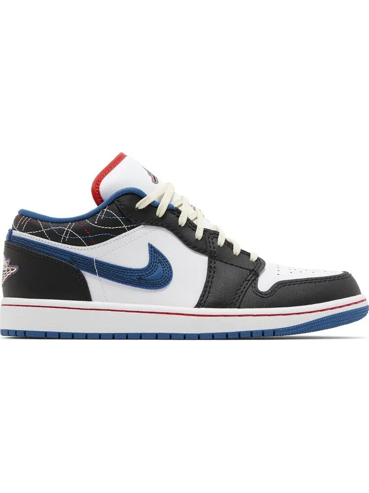 Кроссовки Air Jordan 1 Low SE 'Industrial Blue Sashiko' — изображение 1 из 4, белый