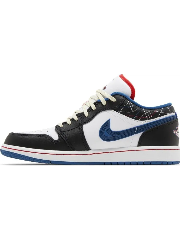 Кроссовки Air Jordan 1 Low SE 'Industrial Blue Sashiko' — изображение 3 из 4, белый