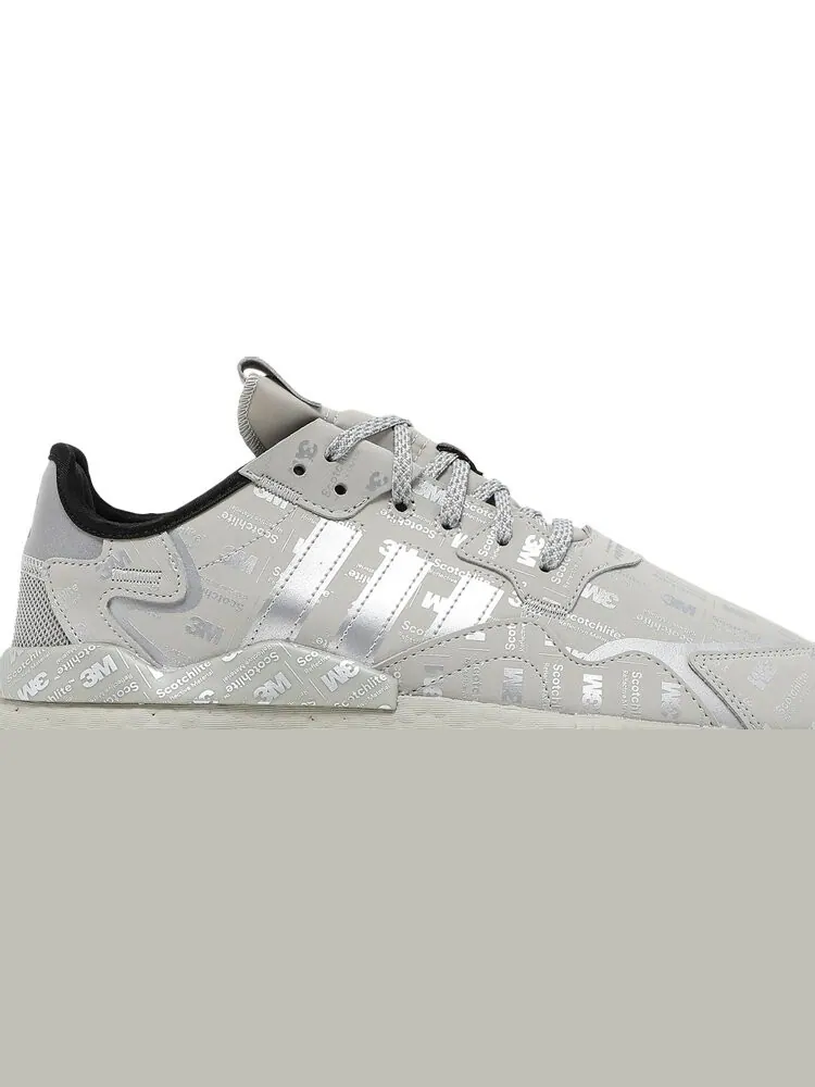 Кроссовки Adidas 3M x Nite Jogger '3M Logo Print - Metal Grey' — изображение 2 из 8, серый